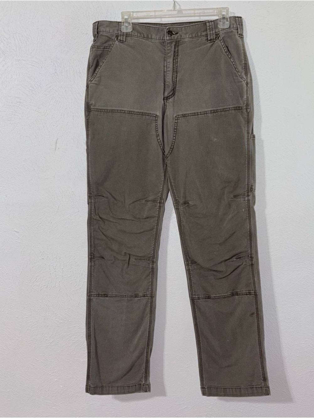 Carhartt Rugged Flex Work Pants Brown Utility Carpenter Tagged 34x34